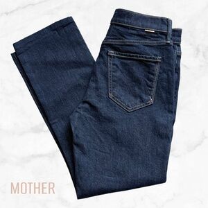 MOTHER - High Waisted Rascal Hover Ankle Jeans - Clean Up Your Act Indigo 27